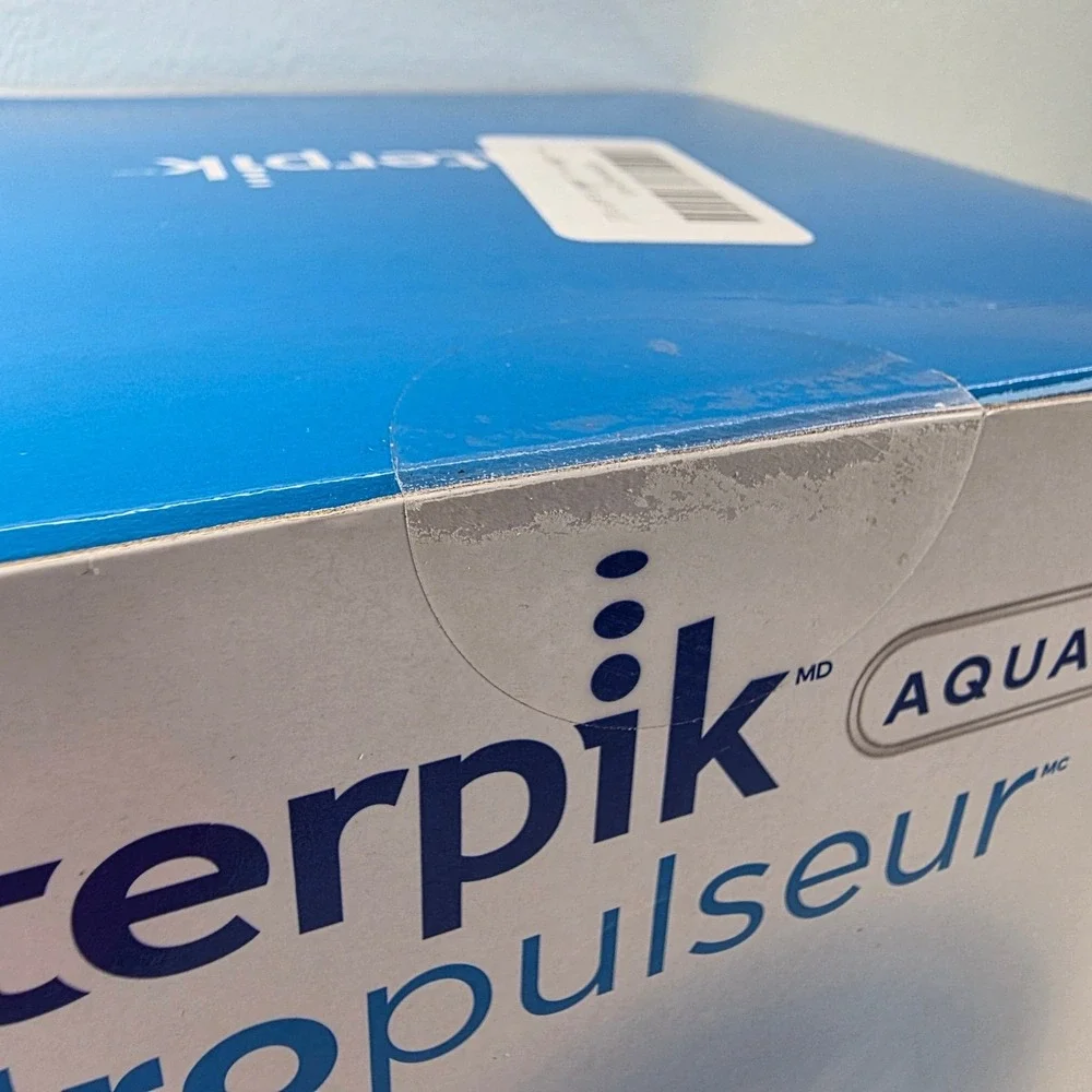 Waterpik Aquarius Water Flosser Black 7 Tips 10 Pressure Settings New Sealed